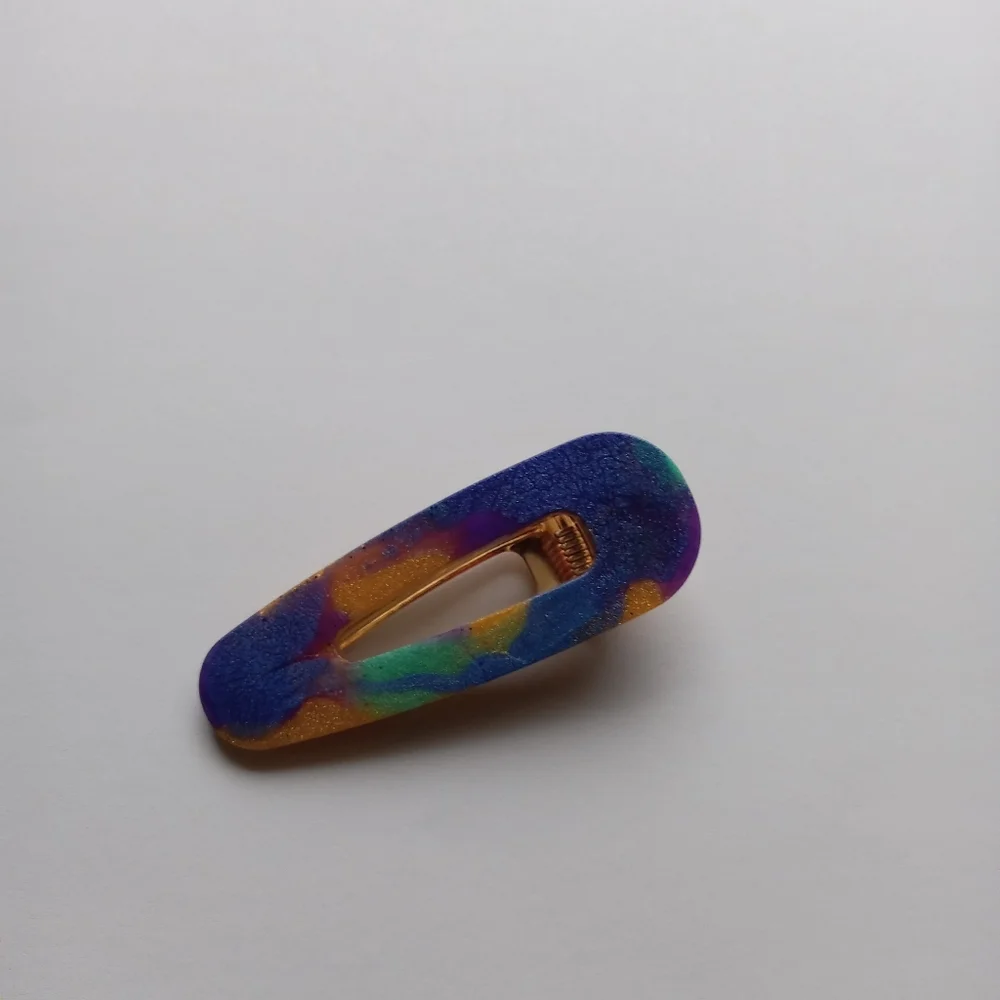 5/$25 Hand Crafted Multicolor Hair Clip